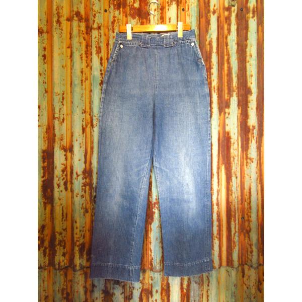 ビンテージ50's○Levi'sデニムランチパンツ実寸W64○231226k3-w ビンテージ50's○Levi'sデニムランチパンツ実寸W64○231226k3-w