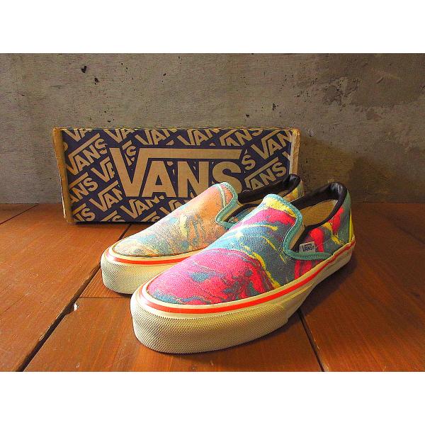 ビンテージ70's○DEADSTOCK VANS SLIP-ON マーブルsize 7 ビンテージ70's○DEADSTOCK VANS SLIP-ON マーブルsize 7