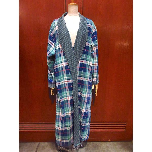 古着 ヴィンテージロングガウンコート バスローブ