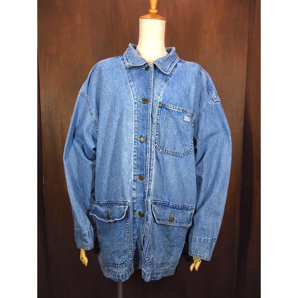 ビンテージ90's○Lizwearレディースデニムカバーオールsize L