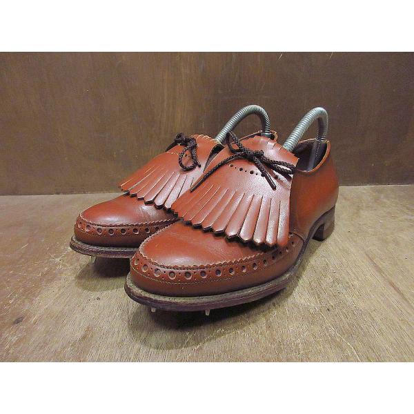 40s 50s USA ヴィンテージ レザー シューズ 革靴 古着 レトロ レア USA VINTAGE 40s 40's OXFORD LEATHER PUMPS ヴィンテージ
