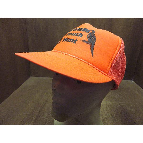 ビンテージ90's●DEADSTOCK OREGON Youth Hunt 5パネルスナップバックキャップ橙●240801i4-m-cp-bbデッドストック帽子ハンティング