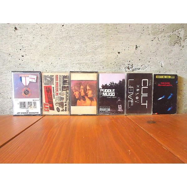 ロック等カセットテープ6点セット●240902k8-otclctザ・キュアーザ・カルトガンズ・アンド・ローゼズバンドアナログ