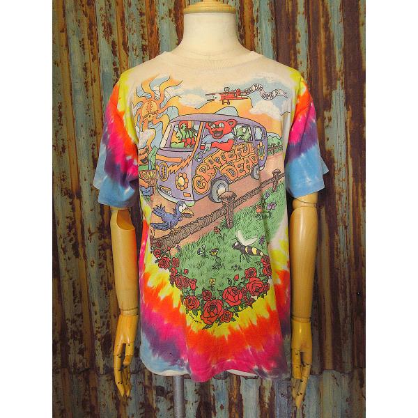 ビンテージ90's○Grateful Deadダンシングベア タイダイTシャツ