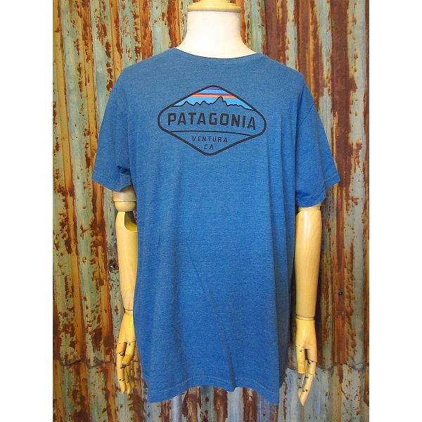 ビンテージ○Patagonia ”VENTURA CA”プリントTシャツ青size XL