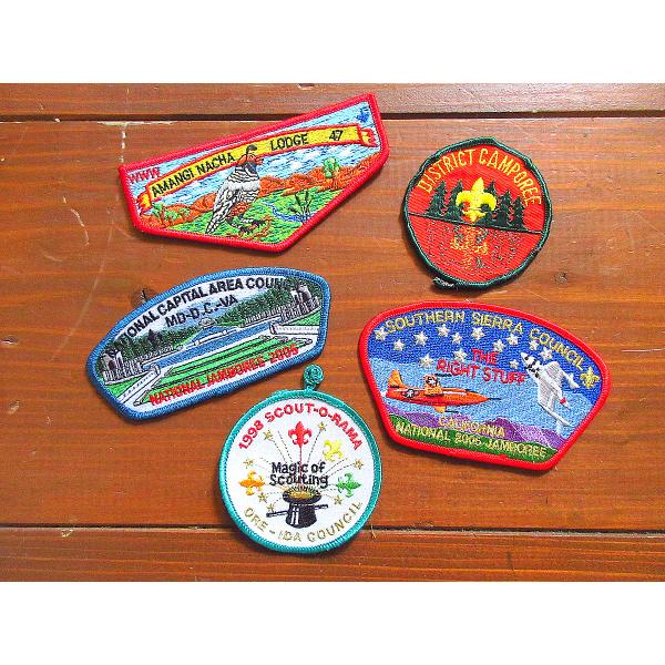 ビンテージ○ワッペン5点セット○241110k8-otclct パッチ雑貨小物