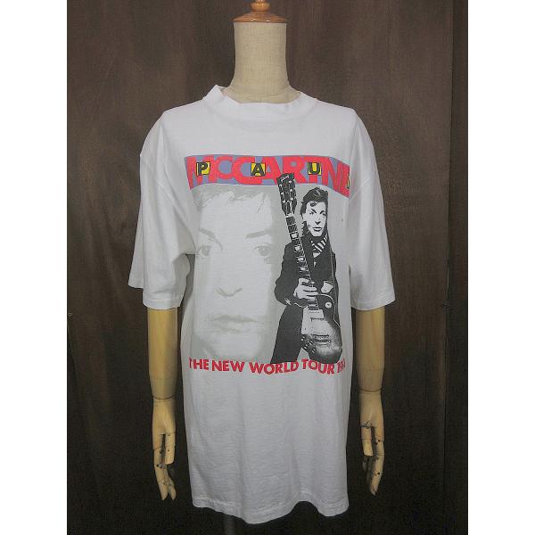 ビンテージ90's○Paul McCartney 1993年ツアーTシャツ白size L