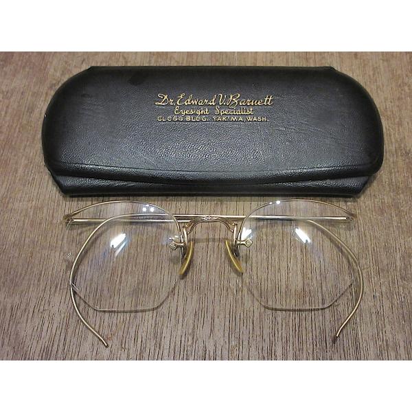 ビンテージ40's○ケース付きAmericanOptical 1/10 12KGF NUMONT FUL