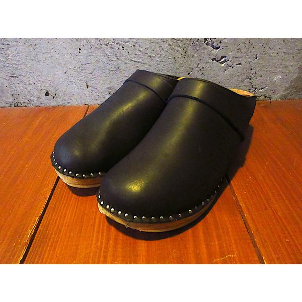 【週末限定価格】 CLANE レザーサボ 36 ブラック 未使用 箱あり cozyvintage_250708j5-w-oshs-24cm