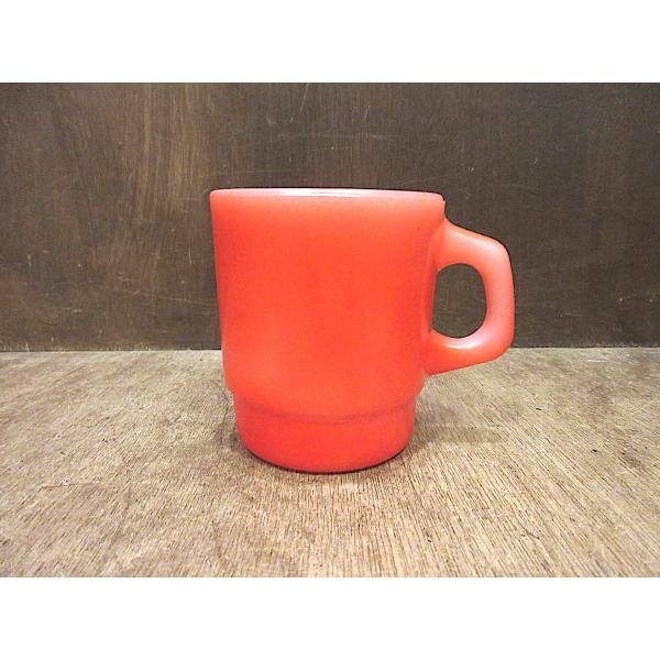 ビンテージ○Fire Kingスタッキングマグ○250708n3-frk