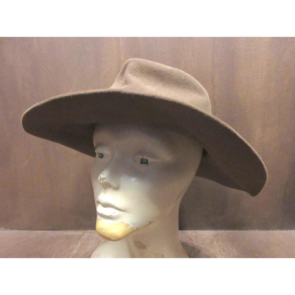 60s STETSON ヴィンテージ ハット 中折れ フェルトカナダ製 キムタク STETSON（ステットソン） 中折れハット フェルト 帽子 高級 秋冬