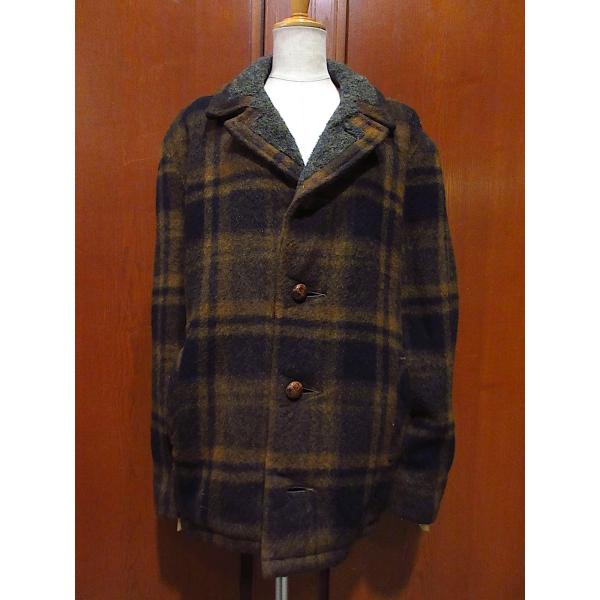 ビンテージ70's○Siltonチェックウールジャケット茶○251123n4-m-jk-wl