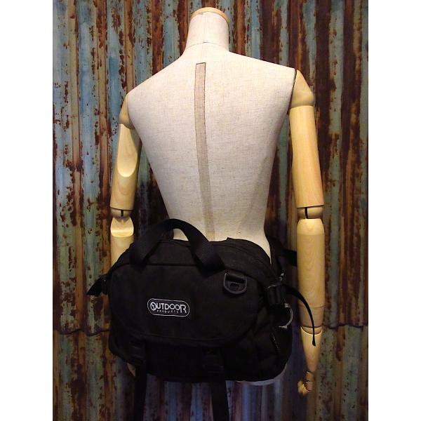 USA製 Outdoor Products ウエストバッグ 黒 ヴィンテージ ビンテージ90's○OUTDOOR PRODUCTSナイロンウエストバッグ黒○251130j3