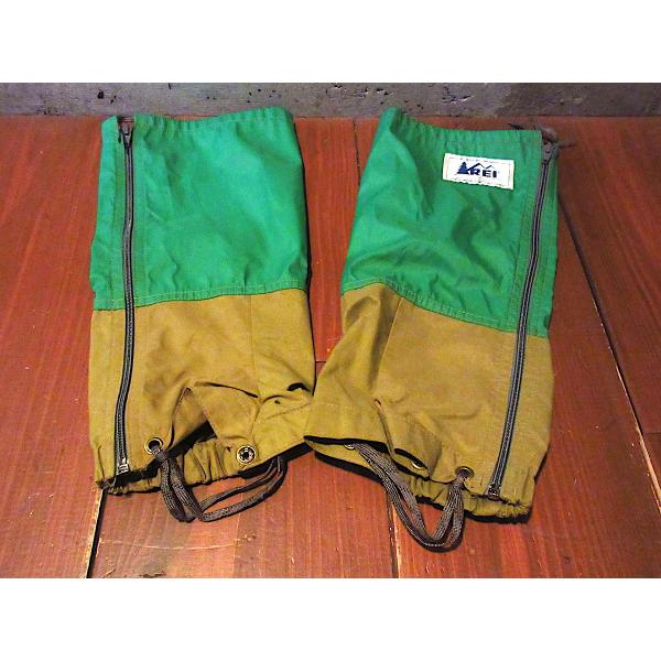 ビンテージ80's○REI GORE-TEXナイロンゲーター緑○251214j8-m-glv古着