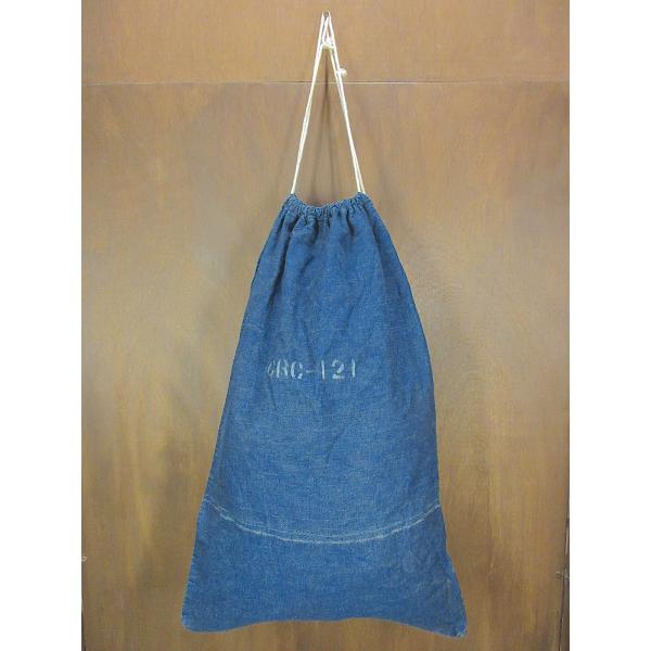ビンテージ~60's○ステンシル入りデニムバラックバッグ○260109z5-bag