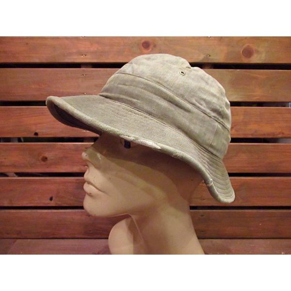 40s HBT ARMY ヘリンボーン ハット vintage hat usa 古着 40s 米軍 US ARMY ミリタリー HBT ヘリンボーンツイル