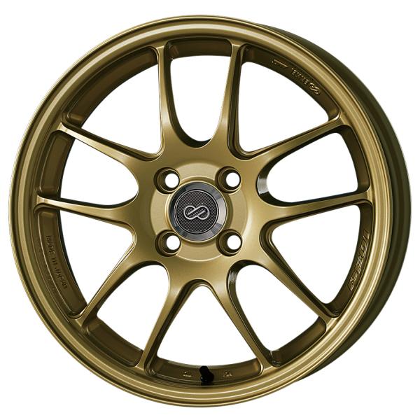 エンケイ　PF01  7J✖️18 5穴　PCD100 ☆エンケイ ENKEI PF01 18x7.0J(7J) +48(ET48) 5穴 PCD 100 Gold