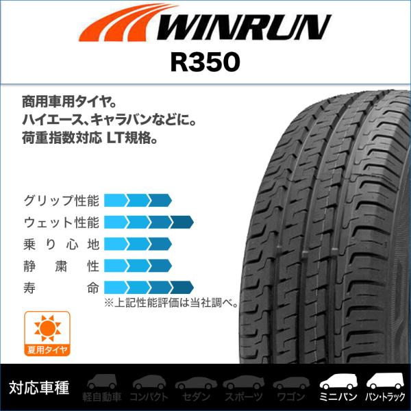 WINRUN �E�C������ R350 (LT�p) 215/65R16  C109/107T LT �T�}�[�^�C���̂݁E��������(1�{) ���i�摜1