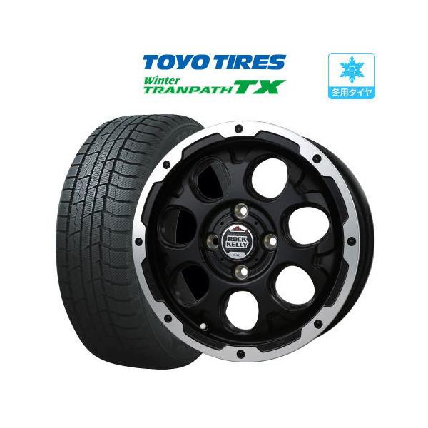 スタッドレス タイヤ ホイール 4本 15インチ 4穴 pcd100 ロックケリー