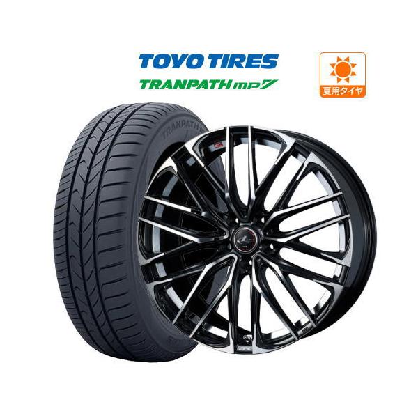 ウェッズ18インチスポークホイール タイヤ付きpcd100 5穴 WEDS（ウェッズ） 18インチ ホイール 5穴 7.0J pcd100 114.3 レオニス