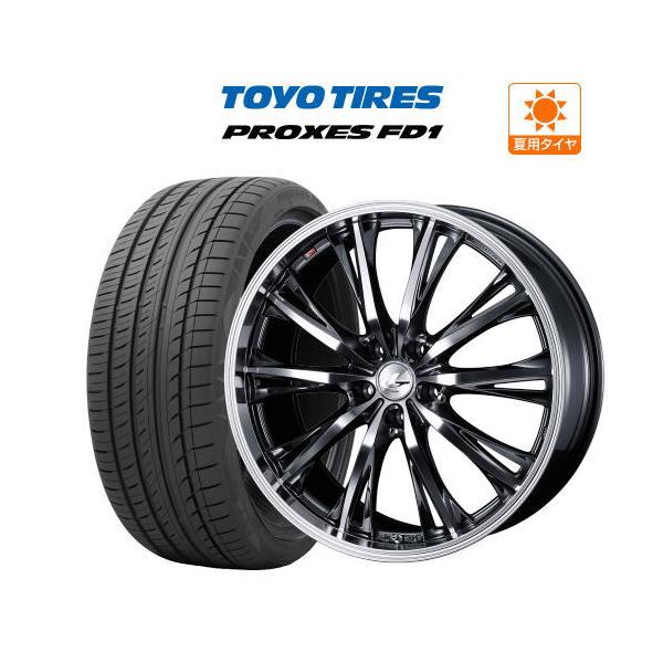 WEDS（ウェッズ） 19インチ ホイール 7.5J 5穴 114.3 4本 レオニス RT