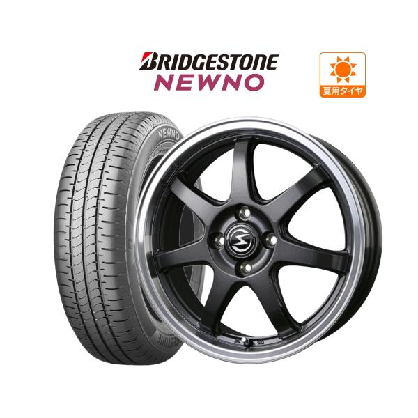 タイヤ・ホイール 155/65R14 BRIDGESTONE NEWNO Amazon | タイヤホイールセット ブリヂストン NEWNO 155/65R14+SMACK