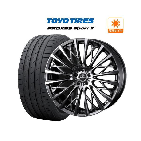 WEDS SPORTタイヤ付きホイール 18インチ溝あり！プリウス、スバル車 cpm_set-13999593