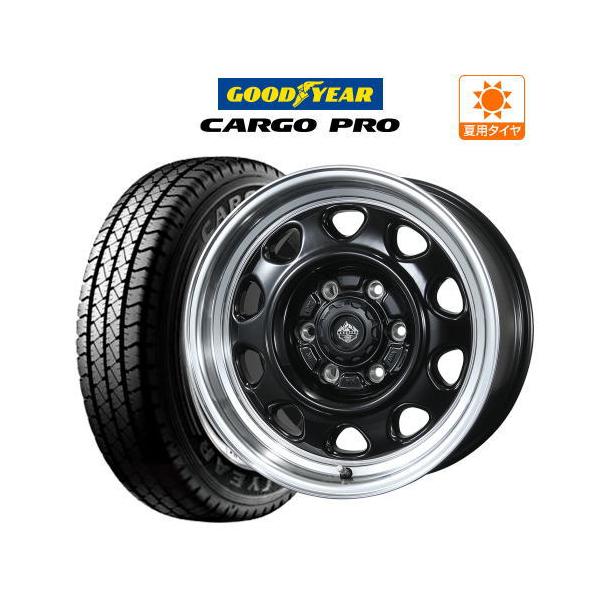 キャラバン純正ホイール&ホイールカバー195/80R15 タイヤ・ホイール4本 キャラバン｜195/80R15 107/105L｜グッドイヤーCARGO PRO