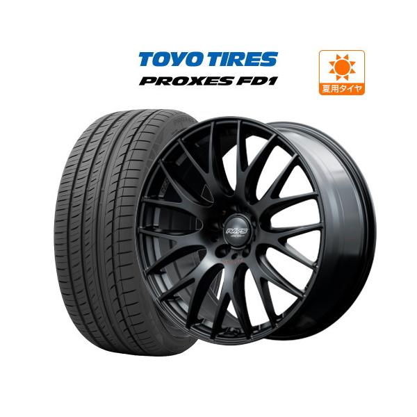 RAYS 19インチ ホイール 7.5J 5穴 114.3 4本 レイズ HOMURA ホムラ 2×9