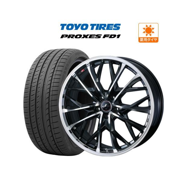 WEDS 19インチ ホイール 7.5J 5穴 114.3 4本 ウェッズ レオニス MV