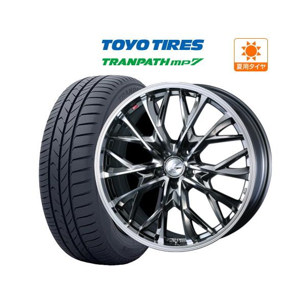 WEDS（ウェッズ） 18インチ ホイール 5穴 7.0J pcd 114.3 レオニス MV