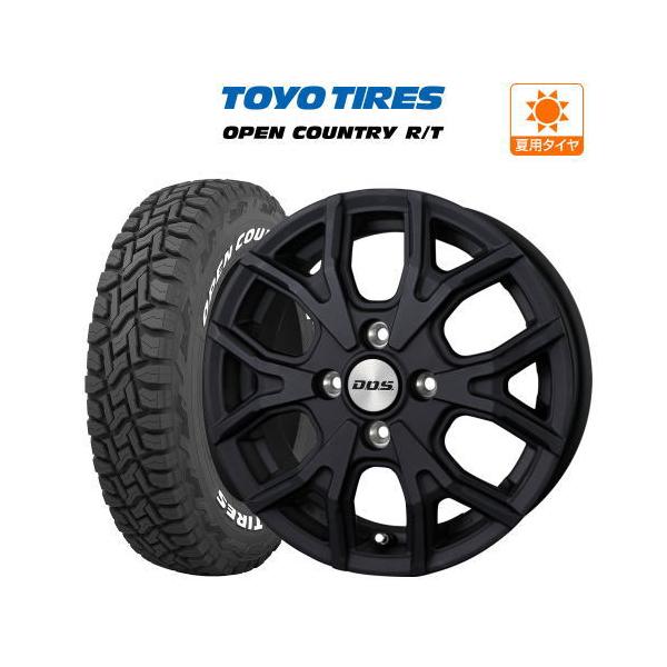 夏タイヤ ホイール 4穴 pcd100 4本 BADX D,O,S(DOS) VS-T6 TOYO