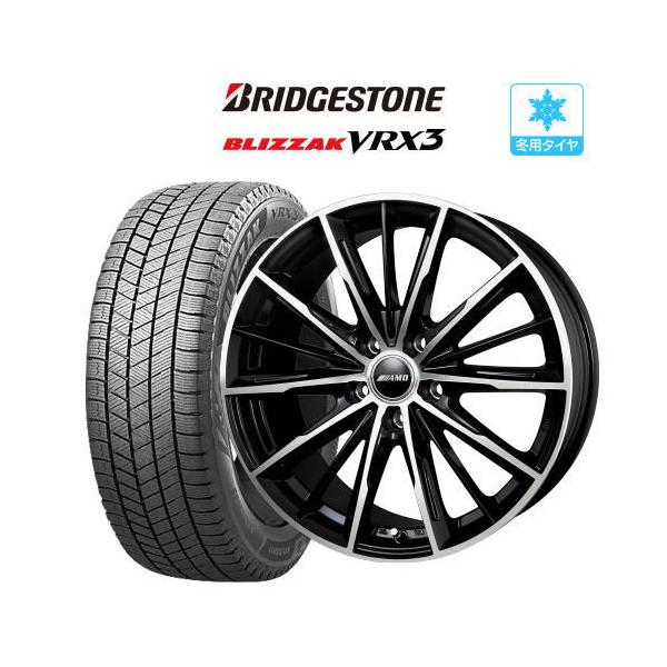 2023年製】スタッドレス タイヤ ホイール 4本 7.0J 5穴114.3 AMD G