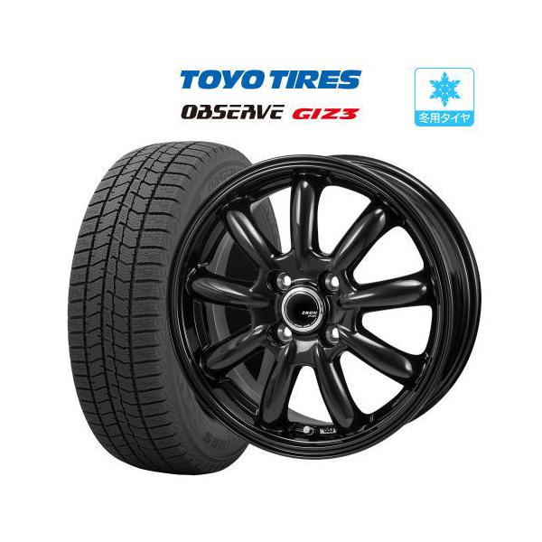 スタッドレス タイヤ ホイール 4本 15インチ 4穴 pcd100 ZACK JP-209