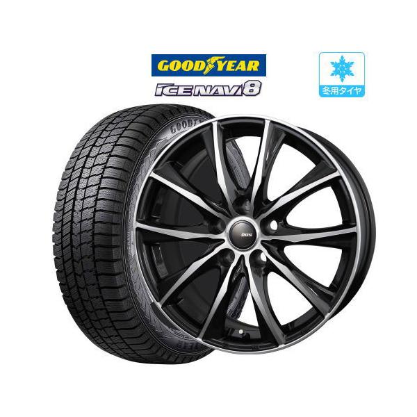 2025年製】スタッドレス タイヤ ホイール 4本 5穴120 DOS ガビアルIII