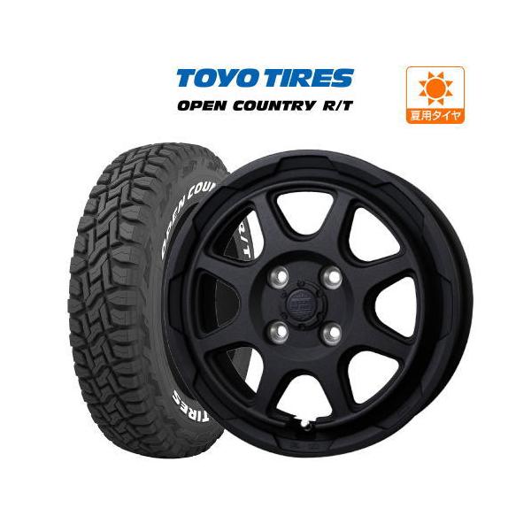 夏タイヤ ホイール 4穴 pcd100 4本 BADX ロックケリー MX-V TOYO