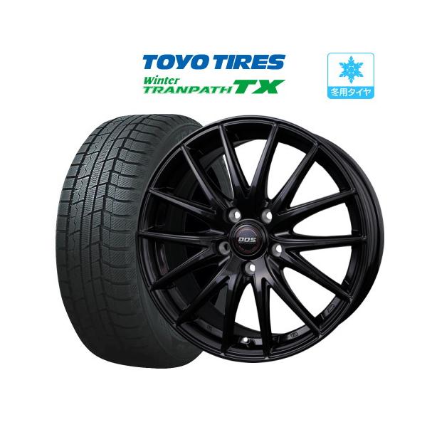 スタッドレス タイヤ ホイール 4本 5穴114 DOS RP-7 TOYO ウィンター