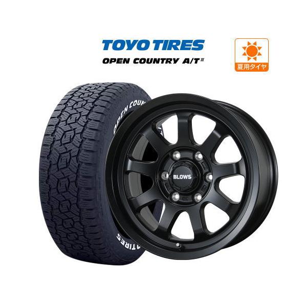 サマータイヤ ホイール 4本 6穴139 トピー ブロウズ rov.9 TOYO