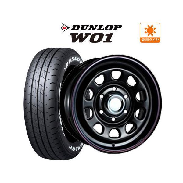 NV350 キャラバン ホイール 4本 MLJ デイトナ SS ダンロップ W01 215