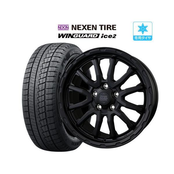 スタッドレス タイヤ ホイール 4本 5穴 114.3 ロックケリー MX-H