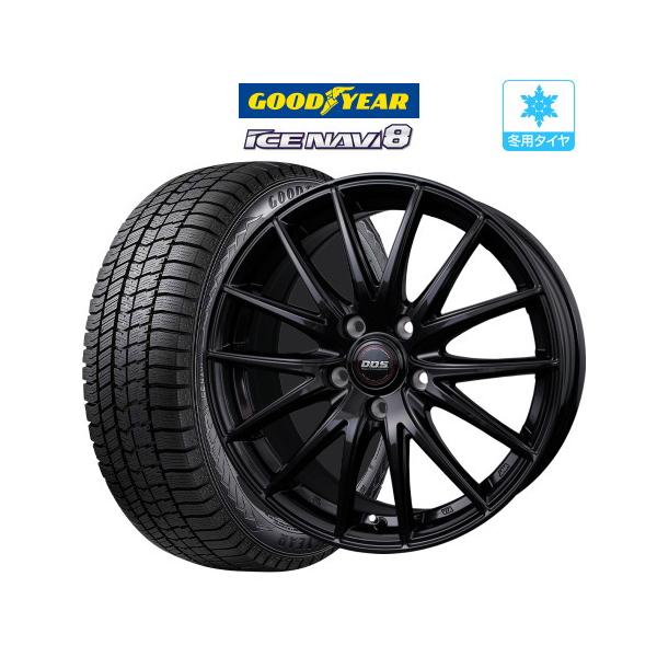 2025年製】スタッドレス タイヤ ホイール 4本 5穴120 DOS RP-7