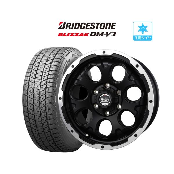 スタッドレス タイヤ ホイール 4本 6穴139 BADX ロックケリー カルデラ