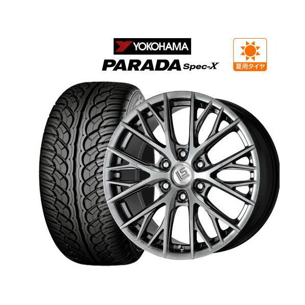 サマータイヤ ホイール 4本 6穴139 ワーク LS バサラ SUV LX YOKOHAMA