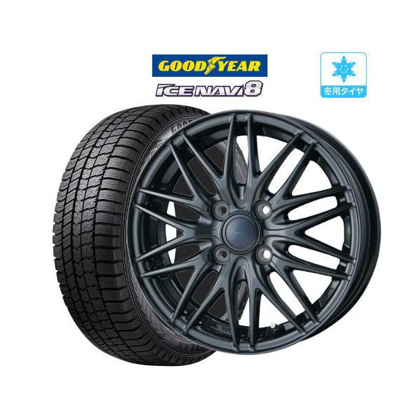 2025年製】スタッドレス タイヤ ホイール 4本 14インチ 4穴 pcd100 ML