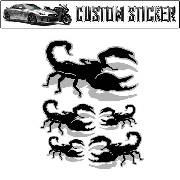 スコーピオン ステッカー サソリ 蠍 Scorpion スコルピオン 車 バイク ドレスアップ シール エンブレム Custom Sticker Ns 68 カーパーツマニアックスyahoo 店 通販 Yahoo ショッピング