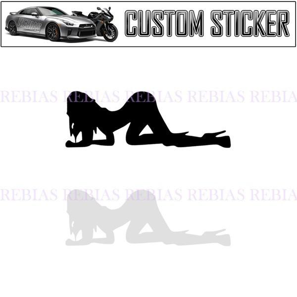 女豹 ステッカー ダウン ガール セクシー 女性 DOWN GIRL 美女 カスタム sticker