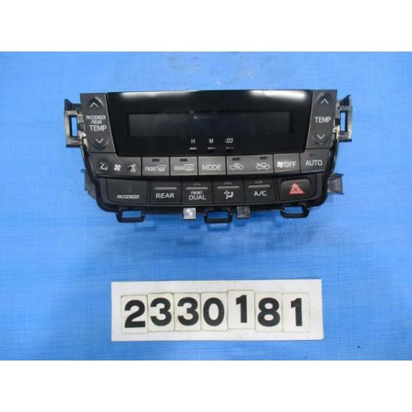 ヴェルファイア ◇ヴェルファイア DBA-ANH20W エアコンスイッチパネル