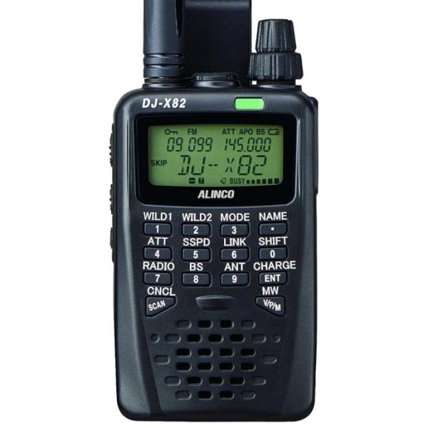 アルインコ ALINCO DJ-X82 受信機  オプション付き 受信機 ALINCO DJ-X82 新製品速報】＜使いやすいテンキー付き