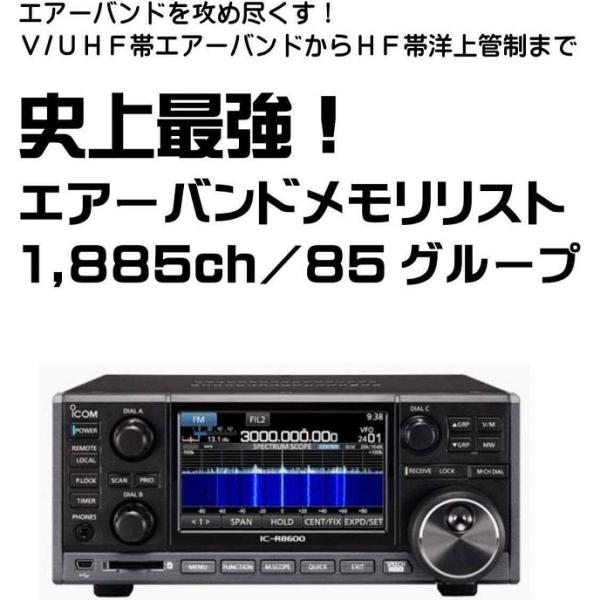 ICOM（アイコム） IC-R8600エアSP □液晶保護シートプレゼント