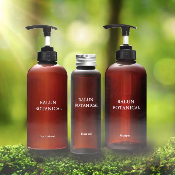 ボタニカルシャンプー&トリートメント&ヘアオイル セット RALUN(ラルン) オーガニック 500ml 500ml 100ml